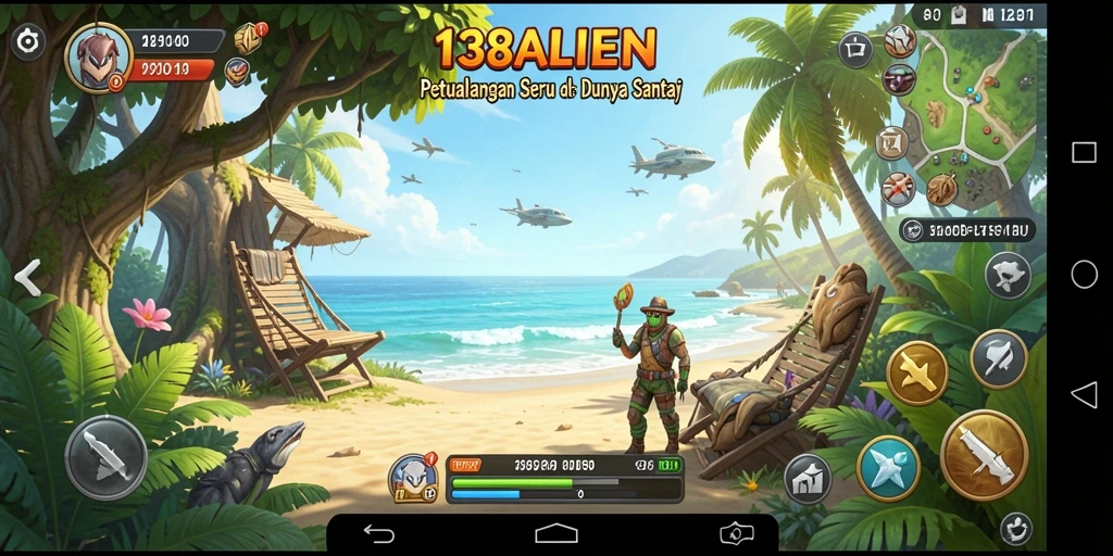 Tangkapan layar 138ALIEN menampilkan gameplay santai dan berwarna-warni.