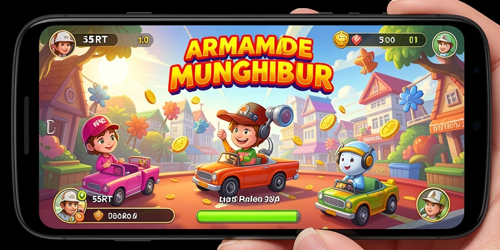 Tampilan gameplay seru dan menantang di 55RT.