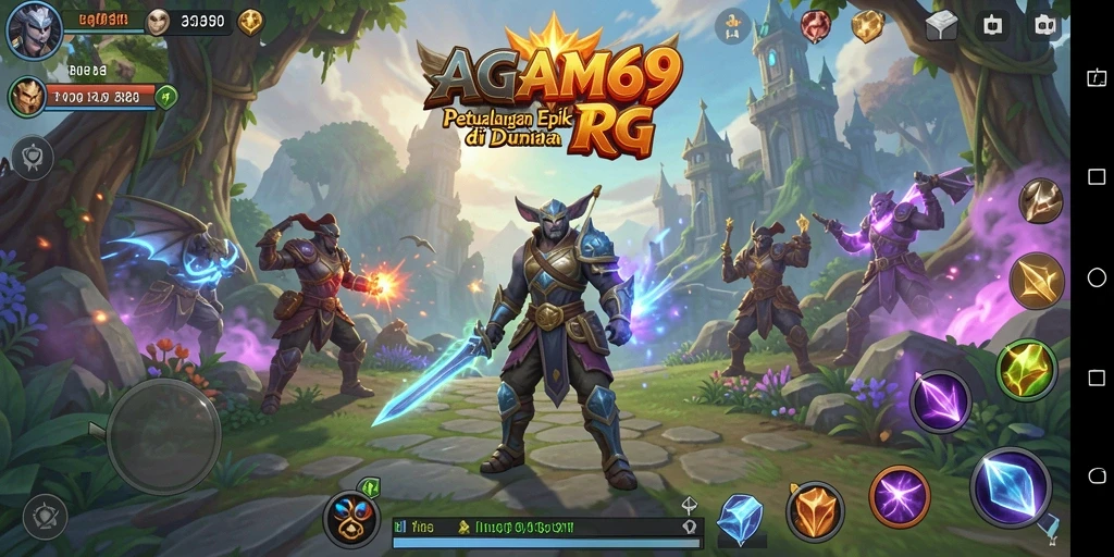 Tampilan gameplay AGAM69 dengan aksi petualangan menegangkan.