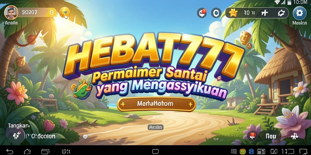 Tampilan gameplay yang seru dan menarik di HEBAT777.