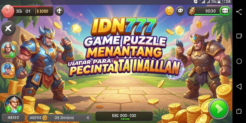Gameplay menarik dari IDN777 dalam menyelesaikan teka-teki.