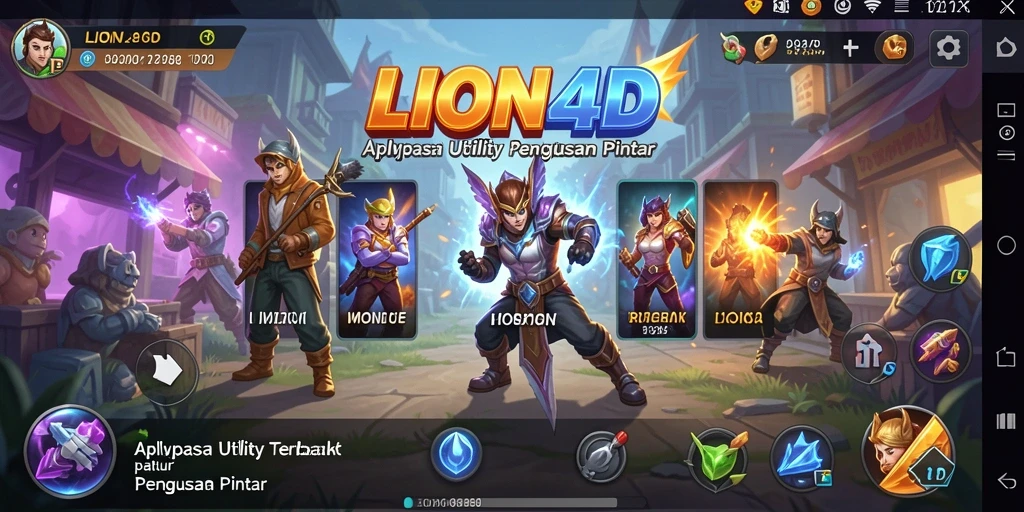 Tampilan antarmuka LION4D yang modern dan intuitif.
