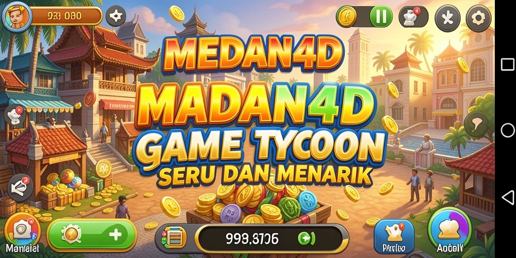 Tampilan gameplay seru dan menantang di MEDAN4D