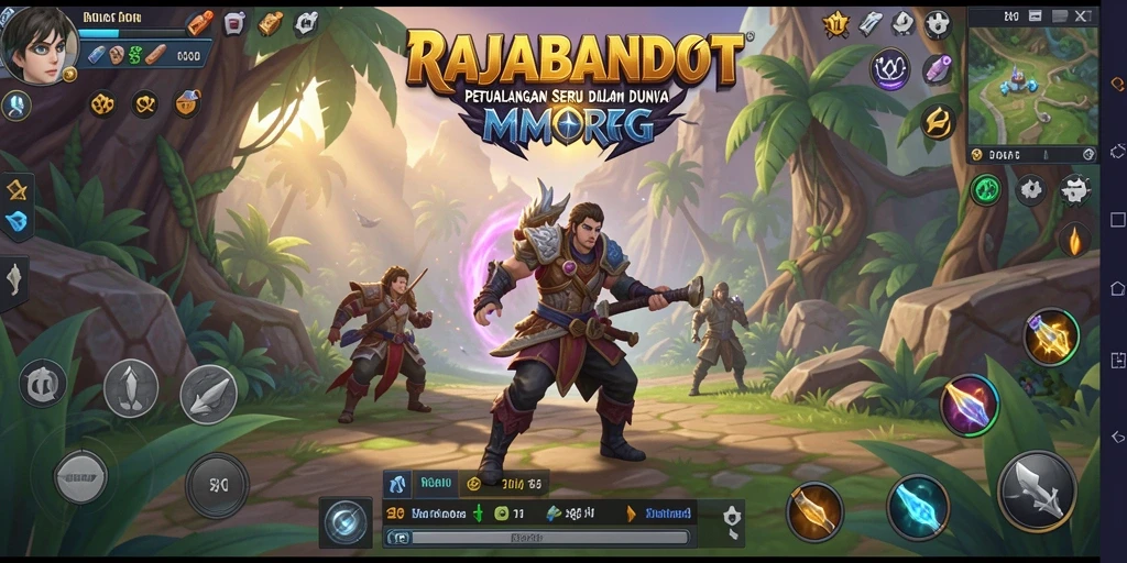 Tampilan gameplay <strong>RAJABANDOT</strong> yang penuh aksi dan petualangan.