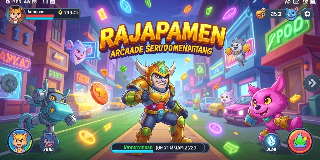Tampilan gameplay seru RAJAPAMEN dalam aksi.