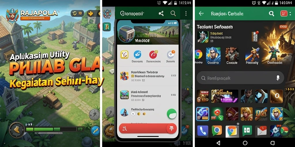 Screenshot utama RAJAPOLA menampilkan antarmuka aplikasi Utility yang intuitif.