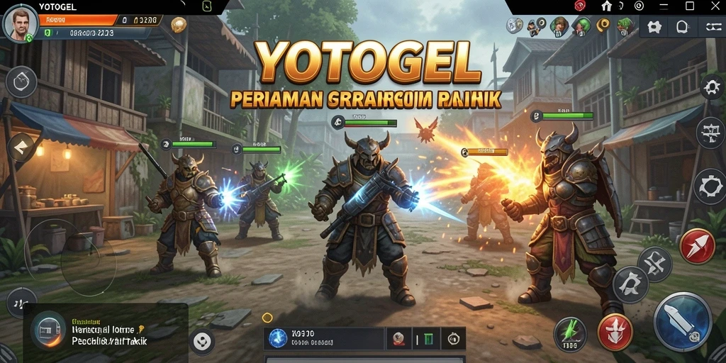 Tampilan gameplay YOTOGEL yang penuh strategi dan aksi.